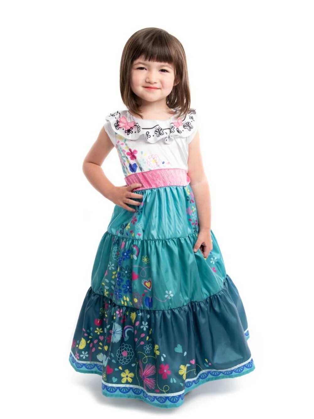 Little Adventures Girls M 3 5 Encanto Mirabel Miracle Princess Dress Up Costume